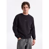 Jack & Jones Bisiklet Yaka Siyah Erkek Sweatshırt JORNEWPOINT SWEAT CREW NECK BAW25
