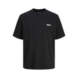 Jack & Jones Bisiklet Yaka Siyah T-Shirt, L, 12276738, Black, Erkek