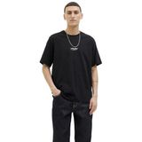 Jack & Jones Bisiklet Yaka Siyah T-Shirt, L, 12278787, Black, Erkek