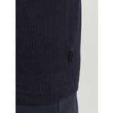 Jack & Jones Bisiklet Yaka Standart Lacivert Erkek Kazak 12240711_JPRBLAANDERSON KNIT STRUCT
