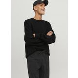 Jack & Jones Bisiklet Yaka Standart Siyah Erkek Kazak 12242512_JORRAY KNIT CREW NECK