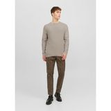 Jack & Jones Bisiklet Yaka Standart Taş Erkek Kazak 12240711_JPRBLAANDERSON Knıt Struct - M