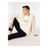 Jack & Jones Bisiklet Yaka Sweatshirt, 2XL, 5003178469, Ekru, erkek