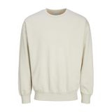 Jack & Jones Bisiklet Yaka Sweatshirt, S, 12257853, Moonbeam, Erkek