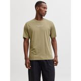 Jack & Jones Bisiklet Yaka T-Shirt 12217167 Jprbluarchıe Ss Tee Cneck, 2XL, 5003338694, Kahve, Erkek
