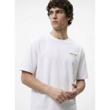 Jack & Jones Bisiklet Yaka T-Shirt 12306235 Jorclub Tee Ss Crew Trss26, M, 5003350699, Ekru, Erkek
