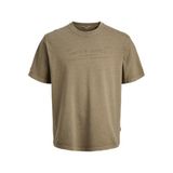 Jack & Jones Bisiklet Yaka T-Shirt, L, 5003339173, Ekru, Erkek