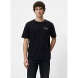 Jack & Jones Bisiklet Yaka T-Shirt, L, 5003350723, Siyah, Erkek