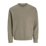 Jack & Jones Bisiklet Yaka Yeşil Erkek Sweatshırt 12282821_JCOSTANCE SWEAT CREW NECK, Yeşil, S