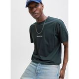 Jack & Jones Bisiklet Yaka Yeşil Erkek T-Shirt 12282892_JORNORREBRO Emb Tee Ss Cre