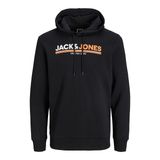 Jack & Jones Black Kapüşonlu Erkek Sweatshirt