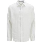Jack Jones Blalawrence Relax Fit Keten Erkek Gömlek 12273907 - Beyaz