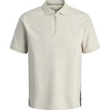 Jack Jones Bluceron Regular Fit Fermuarlı Erkek Polo Yaka Tişört 12284397 - Bej