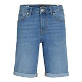 JACK & JONES Blue Denim Erkek Çocuk Şort JJIRICK JJORIGINAL SHORTS MF 551 SN JNR, 8 Yaş
