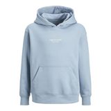 JACK & JONES Boy kapüşonlu kazak baskılı kapüşonlu kazak Junior, Açık mavi, 152