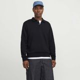 Jack & Jones Bradley Erkek Siyah Polo Sweatshirt (12278586-B)