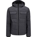 Jack & Jones Brady Sn Erkek Gri Kapüşonlu Şişme Mont - 2XL