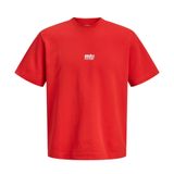 Jack & Jones Breeze Front Erkek Kırmızı Tişört (12298989-FS)