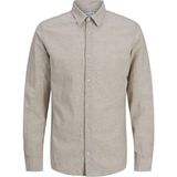 Jack Jones Breeze Keten Slım Fit Erkek Gömlek 12268964 - XL - Camel