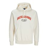 Jack & Jones Bronx Arch Big Siyah Kapşüşonlu Erkek Kapüşonlu Sweatshirt Hoodie