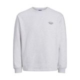 Jack & Jones Bronx Arch Small Erkek Beyaz Yuvarlak Yaka Sweatshirt
