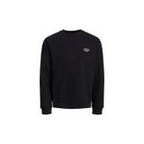 JACK & JONES Bronx Arch Small Sweatshirt, M, 06-12262880-2, Siyah, erkek