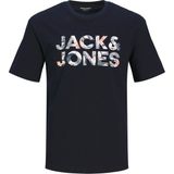 Jack & Jones Bryan Corp Logo Erkek Tişört %100 Pamuk Günlük Stil Kısa Kol Regular Fit - 03L-Lacivert - XS