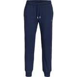 Jack & Jones Büyük Beden Baski Detayli Esofman Alti - Gordon - 42 - 003-Mavi