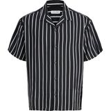 Jack & Jones Büyük Beden Resort Yaka Gömlek - Jeff - 0-Siyah - 3XL