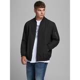 Jack & Jones Büyük Beden Siyah Erkek Bomber Ceket 12173990 - 3XL
