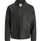 Jack Jones Casablanca Pu Erkek Ceket 12278839 - Siyah - 2XL