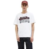 Jack & Jones Cloud Dancer Logolu Erkek T-Shirt