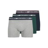 Jack Jones Colıver Solıd 3 Lü Paket Erkek Boxer 12270759