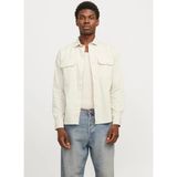 Jack & Jones Comfort Fit Ekru Erkek Gömlek Jjetravıs Shırt Ls Noos