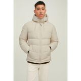 Jack & Jones Copenhag Puffer Jacket Erkek Fonksiyonel Mont 12215130-06 - Bej - 2XL