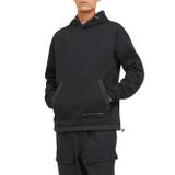 Jack & Jones Core Jcofilo Plain Aw23 Sweat Hood SN Siyah Erkek Sweatshirt