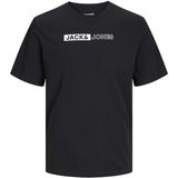 Jack Jones Corp Logo Play Plus Erkek Tişört 12243630 - Siyah - 2XL