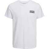 Jack Jones Corp Logo Plus Erkek Tişört 12158505 - Beyaz - 6XL