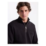 Jack & Jones Dik Yaka Siyah Erkek Sweatshırt 12299799 JORNEWOVE SWEAT SMU