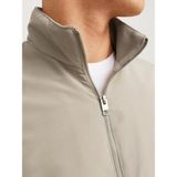Jack & Jones Dik Yaka Softshell Bomber Ceket Krem Rengi 2XL Erkekler İçin Şık ve Rahat