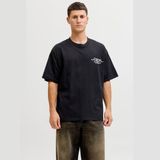 Jack & Jones Dust Script Erkek Siyah Tişört (12292982-B)