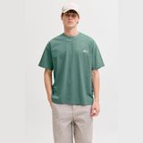 Jack & Jones Dust Script Erkek Yeşil Tişört (12292982-NAC)