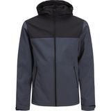 Jack & Jones Düz Renk Kapüsonlu Mevsimlik Ceket - Gri - Mavi