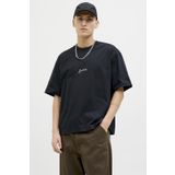 Jack & Jones Dynamic Script Erkek Siyah Tişört (12273310-B)