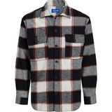 Jack & Jones Ekose Desenli Göğüs Cepli Gömlek Blafri - XL - Kırmızı