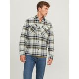 Jack & Jones Ekose Desenli Gömlek Ceket - Roy - XL - Bej