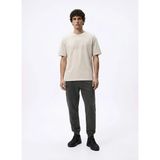 Jack & Jones Ekru Erkek Regular Fit Logo Baskılı T-Shirt 12307780 Jcotone Tee Crw Neck BSS26 - M