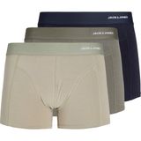 Jack & Jones Erkek 3'lü Bambu Boxer Paketi - Gabriel - 310-Yeşil - XL