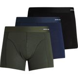 Jack & Jones Erkek 3'lü Boxer (12198852-FN) - Yeşil