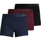 Jack & Jones Erkek 3'lü Boxer (12198852-PRE) - XL - Bordo